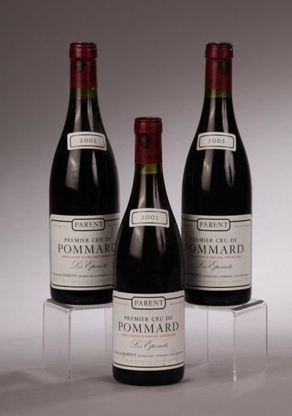 null 3 bouteilles POMMARD "Les Épenots 1er cru", Parent 2002 (1 elt) 