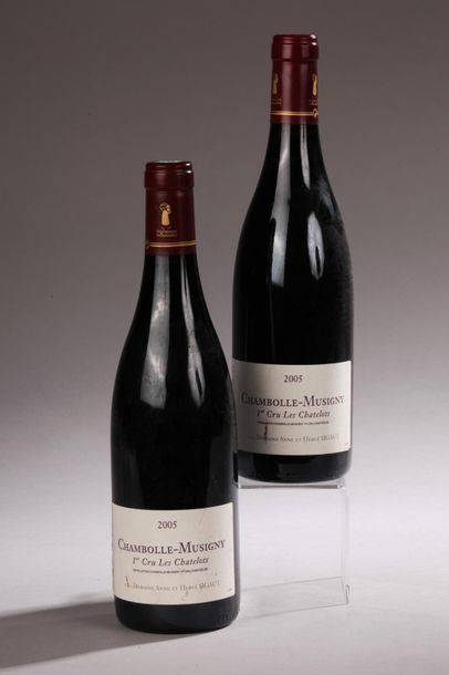 null 2 bouteilles CHAMBOLLE-MUSIGNY "Les Chatelots 1er cru", Sigaut 2005 (elt) 