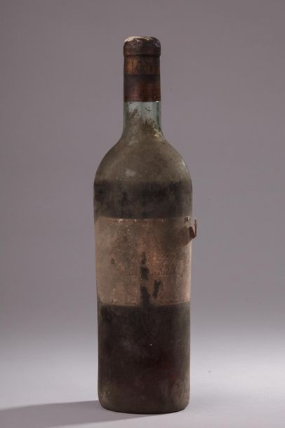 null 1 bouteille Château D'YQUEM, 1° cru supérieur Sauternes 1919 (eta, illisible,...