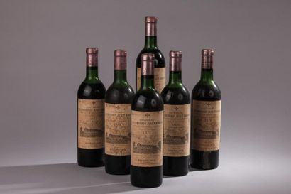 null 6 bouteilles Château LA MISSION-HAUT-BRION, Pessac-Léognan 1971 (es, elt, 1...