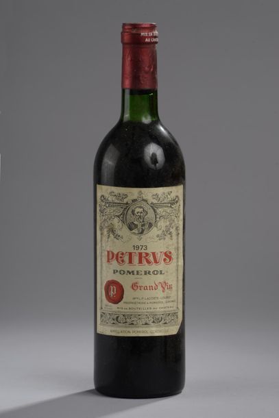 null 1 bouteille PETRUS, Pomerol 1973 (es, elt, J) 
