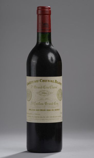 null 1 bouteille Château CHEVAL-BLANC, 1° Grand Cru St-Emilion 1986 (etlt) 