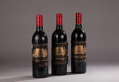 null 3 bouteilles Château PALMER, 3° cru Margaux 1988 (ea, es) 