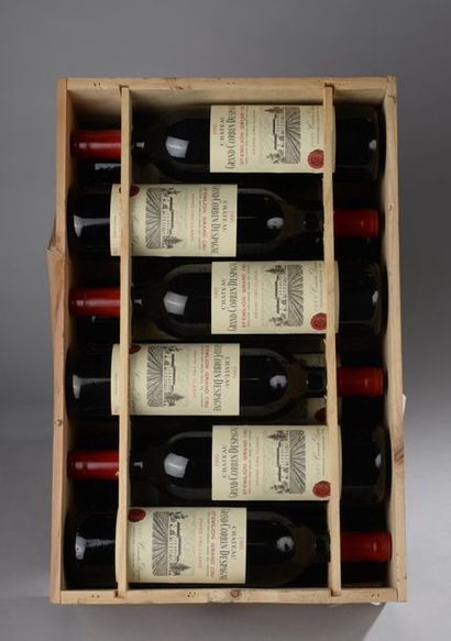 null 12 bouteilles Château GRAND CORBIN-DESPAGNE, Grand Cru St-Emilion 1995 cb 