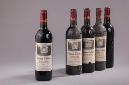 null 5 bouteilles Château TAILLEFER, Pomerol 1998 (ela, ett, 1 SE) 