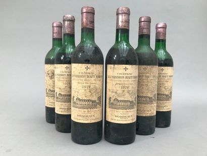 null 6 bouteilles Château LA MISSION-HAUT-BRION, Pessac-Léognan [es, elt, 3 de 1971,...