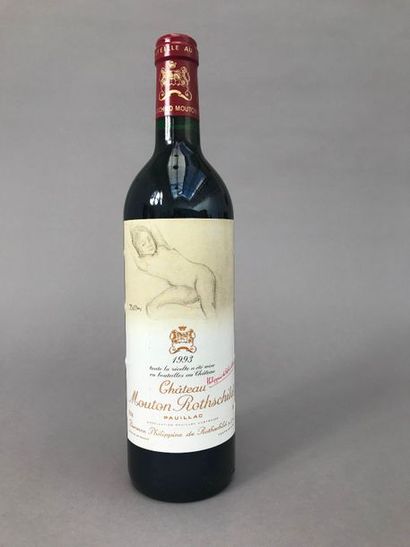 null 1 bouteille CH. MOUTON ROTHSCHILD 1993