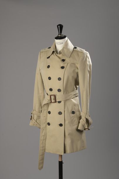 BURBERRY
Trench-coat en gabardine de coton...