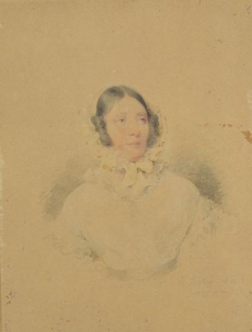 null Jean-Baptiste ISABEY (1767-1855).

Portrait de jeune femme.

Crayon noir et...