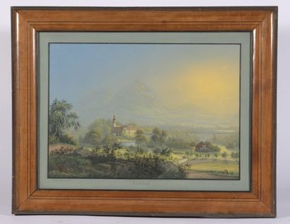 null Johann Ludwig BLEULER (Feuerthalen, 1792 - Laufen-Uhwiesen, 1850).

Paysages...