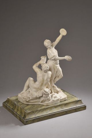 null D'après Félix LECOMTE (Paris, 1737 - Paris, 1817).

La Bacchante aux cymbales...