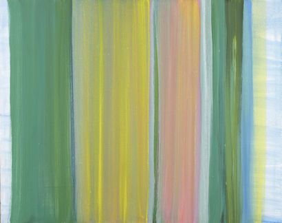 null Florence MUS (née en 1966).
Abstraction dans les tons vert.
Huile sur toile...