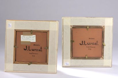 null D'après Jean LURÇAT (1892-1966) pour les ateliers SANT-VICENS.
Deux carreaux...