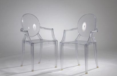 null Philippe STARCK (né en 1949) pour les éditions KARTELL.
Paire de fauteuils modèle...