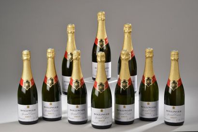 null 10 bouteilles CHAMPAGNE "Special Cuvée", Bollinger (ela, étiquette rectangulaire...