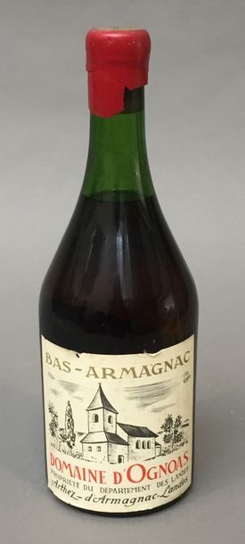 null 1 bouteille BAS-ARMAGNAC Domaine d'Ognoas 1965
