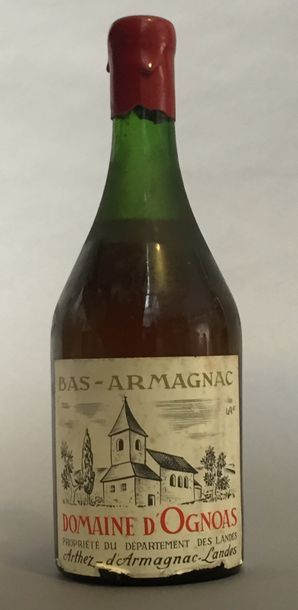 null 1 bouteille BAS-ARMAGNAC Domaine d'Ognoas 1967