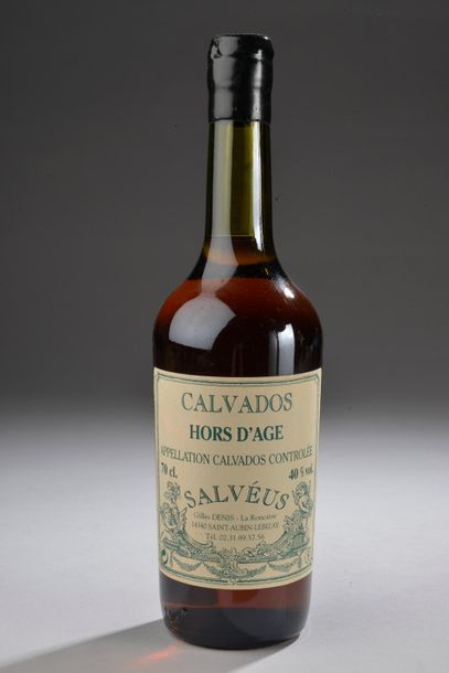 null 1 bouteille CALVADOS "Hors d'âge", Salveus (Gilles Denis) 
