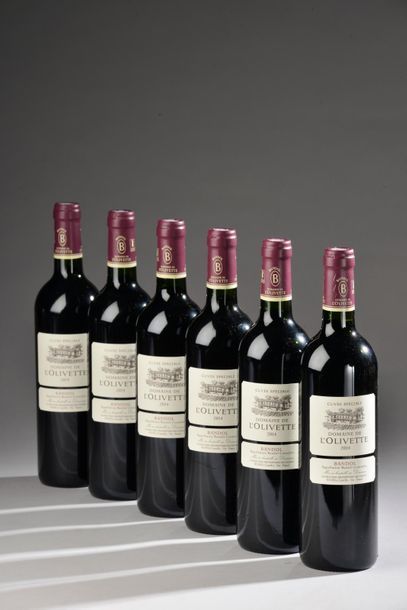 null 6 bouteilles BANDOL L'Olivette 2014 (rouge) 