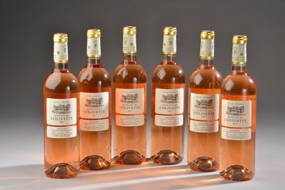 null 6 bouteilles BANDOL L'Olivette 2017 (rosé) 