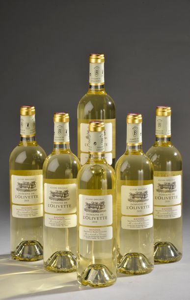 null 6 bouteilles BANDOL L'Olivette 2018 (blanc) 