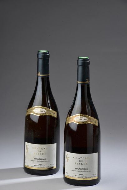 null 2 bouteilles BONNEZEAUX Château de Fesles 1999