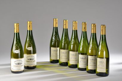 null 8 bouteilles COTEAUX DU LAYON Domaine des Noëls (5 de 2007, 1 de 2011, 1 de...