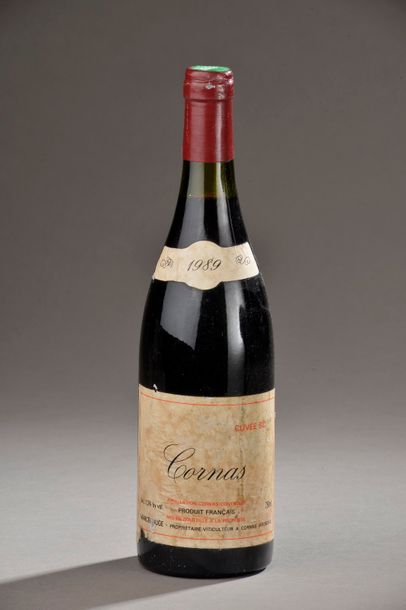 null 1 bouteille CORNAS "cuvée SC", Marcel Juge 1989 (elt) 