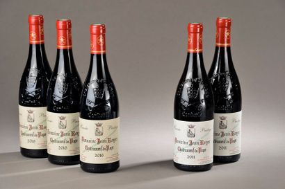 null 5 bouteilles CHÂTEAUNEUF-DU-PAPE "cuvée prestige", Jean Royer (2 de 2011, 3...