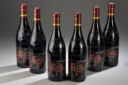 null 6 bouteilles CHÂTEAUNEUF-DU-PAPE "flor de ronce", Domaine de la Roncière 20...