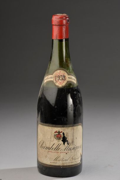 null 1 bouteille CHAMBOLLE-MUSIGNY Moillard-Grivot 1953 (ea, VIDANGE)