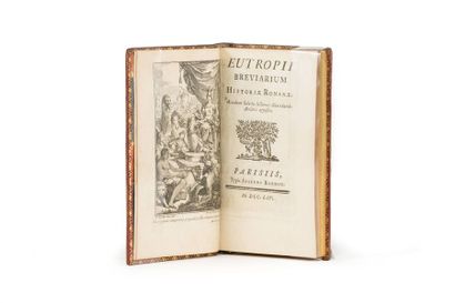 EUTROPIUS Eutropii breviarium Historiae Romanae... Paris, Barbou, 1754. In-12, maroquin...