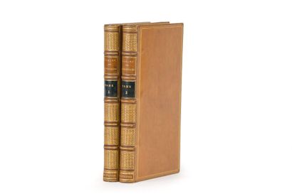 Jean de La Fontaine Fables. Paris, Didot l'Aîné, 1813. 2 volumes in-8, veau blond,...