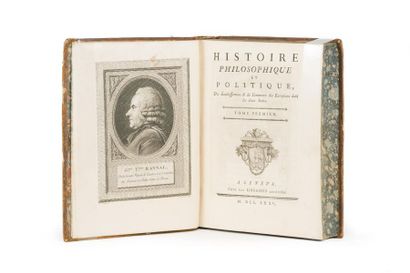 [Abbé Thomas RAYNAL] Histoire philosophique et politique, Des Etablissemens et du...