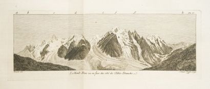 Horace-Bénédict de SAUSSURE Voyages dans les Alpes, précédés d'un essai sur l'histoire...