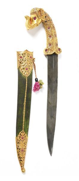 Important Khanjar, Rajput ceremonial dagger,...