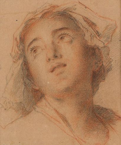 JEAN-MARC NATTIER (Paris 1685-1766) Ensemble de six portraits de famille: Mme Brochier/Mme...