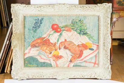 Paul Louis GACHET dit Louis van RYSSEL (1873-1962) NON PRESENTE 
*Nature morte aux...