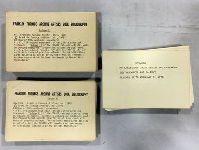 null FRANKLIN FURNACE ARCHIVE

New York, 1977.,Franklin Furnace Archive Artists Book...
