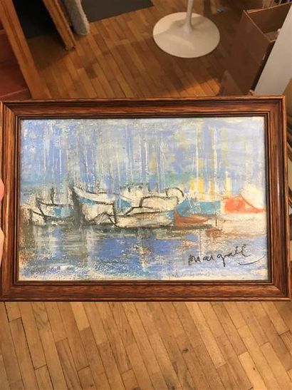 null MARGALL (Catalan School of the 20th century) 
Port
Pastel signed lower right
18,5...