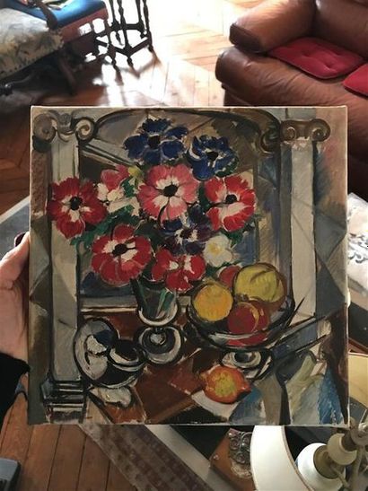 null Jacques DESPIERRE (1912-1995)
Still life with flowers 
Oil on canvas
Signed...