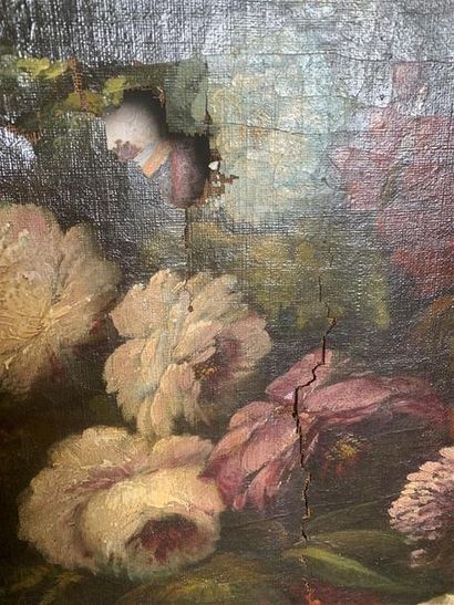 null Ecole du XIXe
Bouquet de fleurs
Huile sur toile signée Bourgeois
80 x 63 cm...