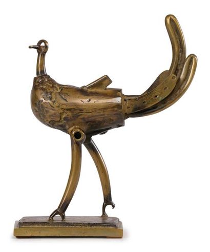 César (1921-1998) La poule, 1983
Proof in patinated bronze.
Signed, numbered HC 1/2.
Height:...