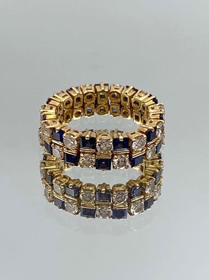 Flexible ALLIANCE articulated in yellow gold...