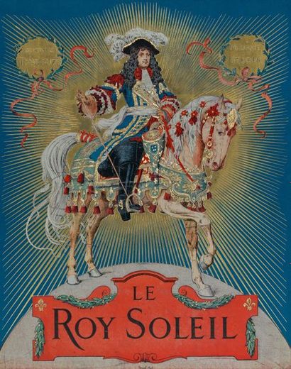 Gustave TOUDOUZE Le Roy Soleil. Paris, Boivin et Cie, 1908. Grand in-4, bradel percaline...