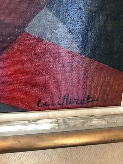 null Jean CUILLERAT (1927-1998)
Composition abstraite
Huile sur toile signée en haut...