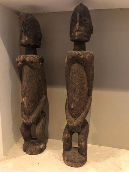 null MALI DOGON style 
Couple of statues, wood 
H: 22 cm