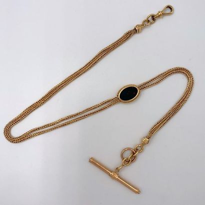 GILETIERE CHAIN in yellow gold (750) holding...