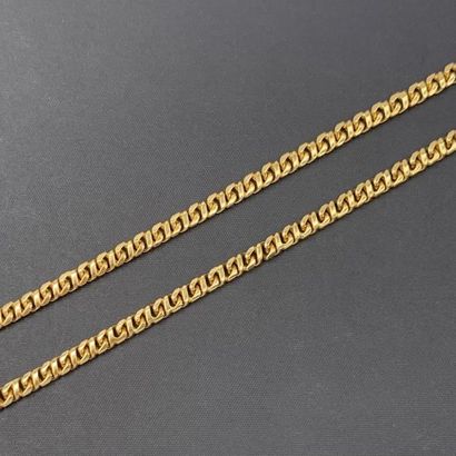 null NECKLACE "chain" in yellow gold (750). 
 Length : 49,5 cm. Weight : 22,2 g....