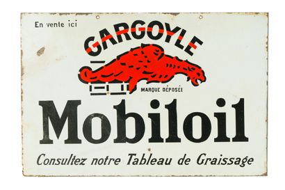 null MOBILOIL Socony-Vacuum Française.

Émail Vitracier Neuhaus, vers 1950.

Plaque...